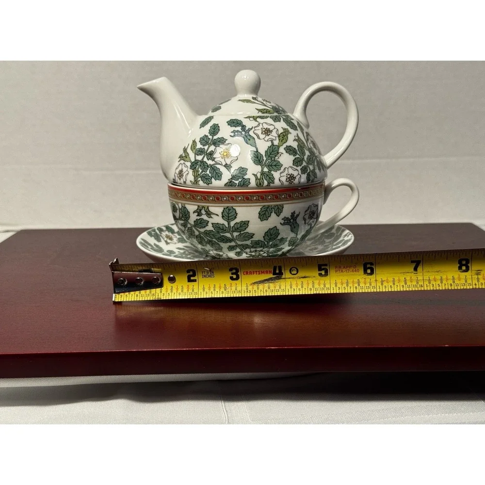 Gardenia Charm Fine Porcelain Tea For One Set